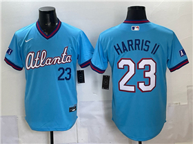 Atlanta Braves #23 Michael Harris Powder Blue 2026 City Connect Jersey