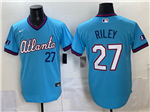 Atlanta Braves #27 Austin Riley Powder Blue 2026 City Connect Jersey