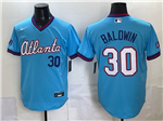Atlanta Braves #30 Drake Baldwin Powder Blue 2026 City Connect Jersey