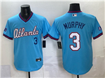 Atlanta Braves #3 Dale Murphy Powder Blue 2026 City Connect Jersey