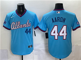 Atlanta Braves #44 Hank Aaron Powder Blue 2026 City Connect Jersey