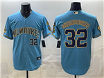 Milwaukee Brewers #32 Jacob Misiorowski Light Blue Limited Jersey
