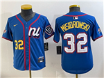 National League #32 Jacob Misiorowski Youth Blue 2025 MLB All-Star Limited Jersey