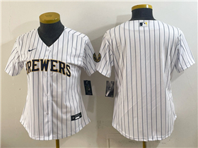 Milwaukee Brewers Women's White Limited Team Jersey