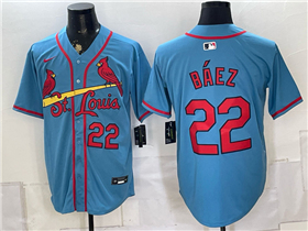 St. Louis Cardinals #22 Joshua Baez Light Blue Limited Jersey