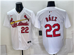 St. Louis Cardinals #22 Joshua Baez White Limited Jersey