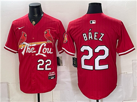 St. Louis Cardinals #22 Joshua Baez Red City Connect Limited Jersey