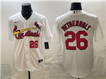 St. Louis Cardinals #26 JJ Wetherholt White Limited Jersey