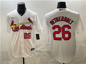 St. Louis Cardinals #26 JJ Wetherholt White Limited Jersey