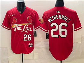 St. Louis Cardinals #26 JJ Wetherholt Red City Connect Limited Jersey