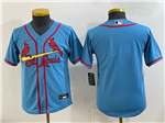 St. Louis Cardinals Youth Light Blue Limited Team Jersey