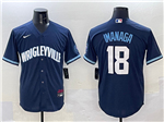 Chicago Cubs #18 Shota Imanaga Navy City Connect Limited Jersey