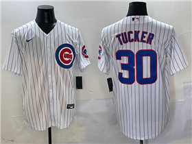 Chicago Cubs #30 Kyle Tucker White Limited Jersey