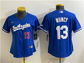 Los Angeles Dodgers #13 Max Muncy Women's Blue Alternate Limited Jersey