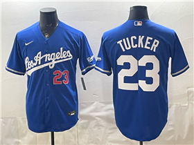 Los Angeles Dodgers #23 Kyle Tucker Blue Alternate Limited Jersey