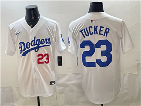 Los Angeles Dodgers #23 Kyle Tucker White Limited Jersey