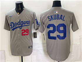 Los Angeles Dodgers #29 Tarik Skubal Alternate Gray Limited Jersey
