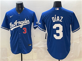 Los Angeles Dodgers #3 Edwin Diaz Blue Alternate Limited Jersey
