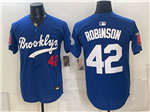 Los Angeles Dodgers #42 Jackie Robinson Royal Cooperstown Collection Jersey
