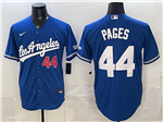 Los Angeles Dodgers #44 Andy Pages Blue Alternate Limited Jersey