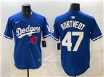 Los Angeles Dodgers #747 Ben Rortvedt Royal Blue Limited Jersey