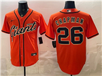 San Francisco Giants #26 Matt Chapman Orange Limited Jersey