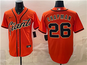 San Francisco Giants #26 Matt Chapman Orange Limited Jersey