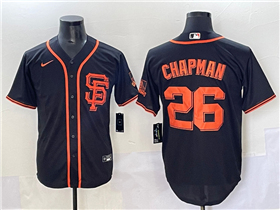 San Francisco Giants #26 Matt Chapman Black Limited Jersey