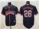 San Francisco Giants #26 Matt Chapman Black Alternate Limited Jersey