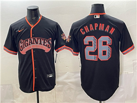 San Francisco Giants #26 Matt Chapman Black Alternate Limited Jersey
