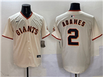 San Francisco Giants #2 Willy Adames Cream Limited Jersey
