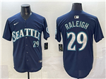 Seattle Mariners #29 Cal Raleigh Navy Limited Jersey