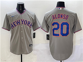 New York Mets #20 Pete Alonso 2025 Gray Limited Jersey