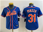 New York Mets #31 Mike Piazza Youth Royal Blue Jersey