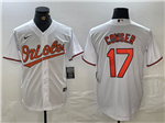 Baltimore Orioles #17 Colton Cowser White Limited Jersey