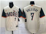 Baltimore Orioles #7 Jackson Holliday Cream 2026 City Connect Jersey