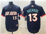 San Diego Padres #13 Manny Machado Navy 2026 City Connect Jersey