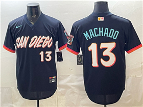 San Diego Padres #13 Manny Machado Navy 2026 City Connect Jersey