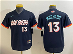 San Diego Padres #13 Manny Machado Youth Navy 2026 City Connect Jersey