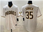 San Diego Padres #35 Randy Jones White Pinstripe Limited Jersey