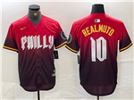Philadelphia Phillies #10 J.T. Realmuto Red 2024 City Connect Limited Jersey