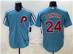 Philadelphia Phillies #24 Andrew Painter Light Blue Jersey