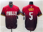 Philadelphia Phillies #5 Bryson Stott Red 2024 City Connect Limited Jersey