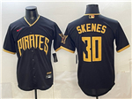 Pittsburgh Pirates #30 Paul Skenes Black 2026 City Connect Jersey