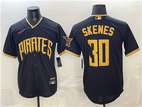 Pittsburgh Pirates #30 Paul Skenes Black 2026 City Connect Jersey