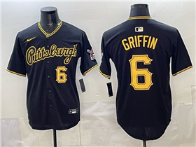 Pittsburgh Pirates #6 Konnor Griffin Alternate Black Limited Jersey