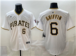 Pittsburgh Pirates #6 Konnor Griffin White Limited Jersey