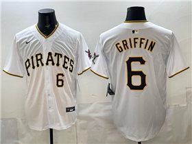 Pittsburgh Pirates #6 Konnor Griffin White Limited Jersey