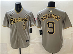 Pittsburgh Pirates #9 Bill Mazeroski Gray Limited Jersey