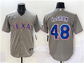 Texas Rangers #48 Jacob deGrom Gray Limited Jersey